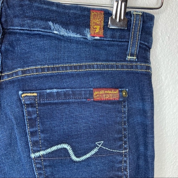 7 for all mankind Kimmie Straight Leg Jeans Size 25 - Picture 5 of 9